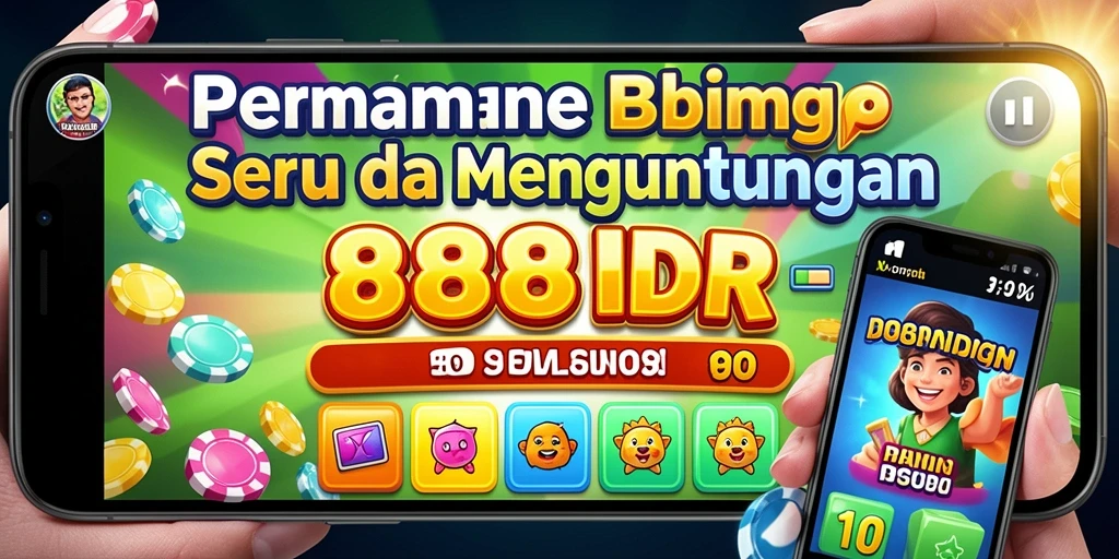 Tangkapan layar 888IDR menampilkan gameplay Bingo yang mendebarkan.