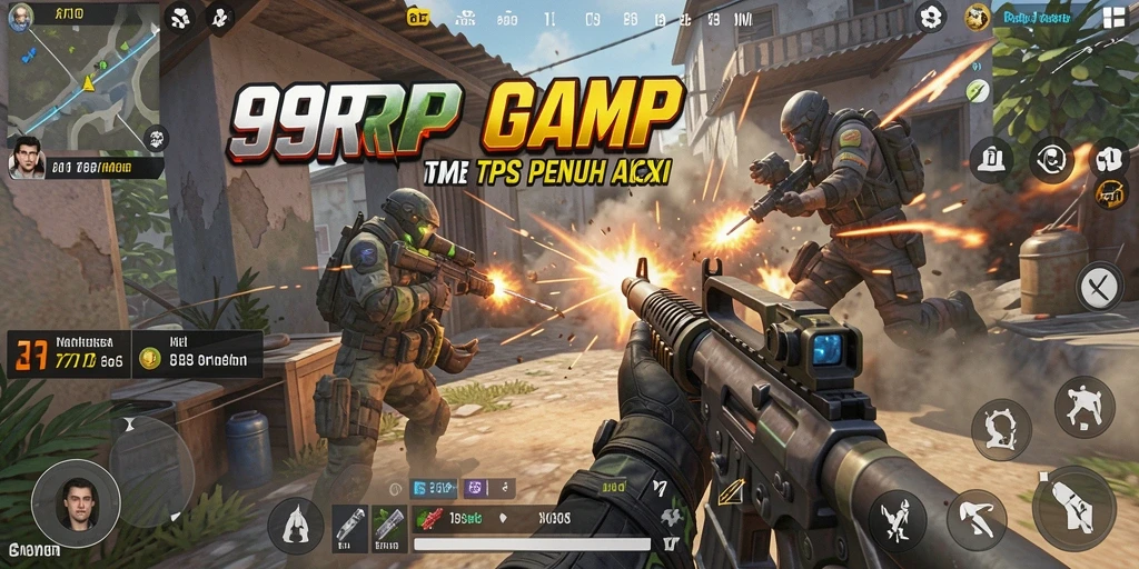 Screenshot gameplay 99RP yang menegangkan dengan aksi seru.