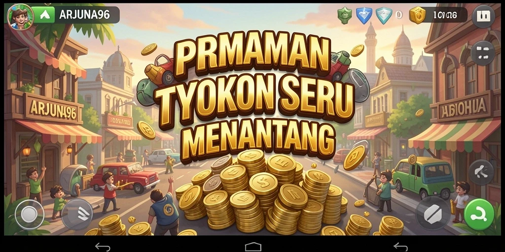 Tampilan gameplay seru dari ARJUNA96, penuh strategi Tycoon.