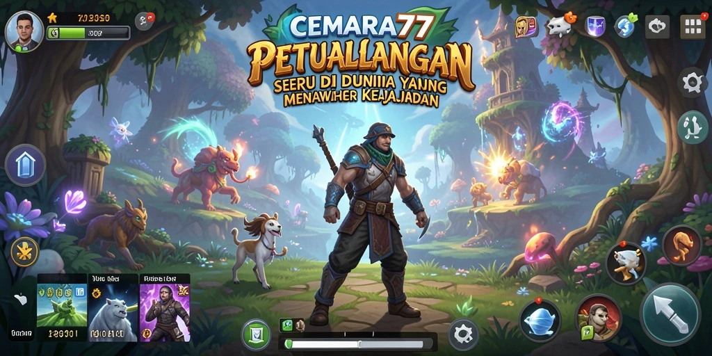 Tampilan gameplay CEMARA77 yang menarik dan penuh aksi.