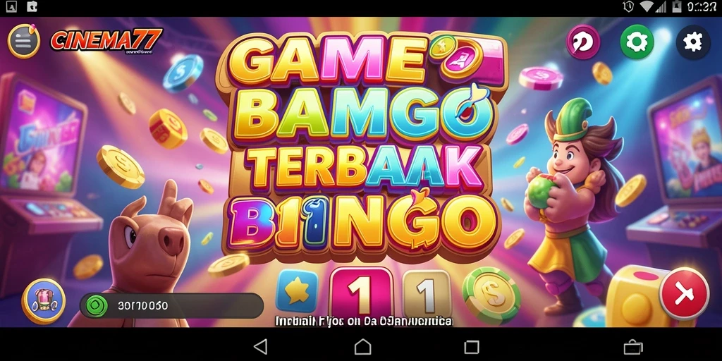 Tampilan menarik dalam gameplay Bingo CINEMA77 yang seru.