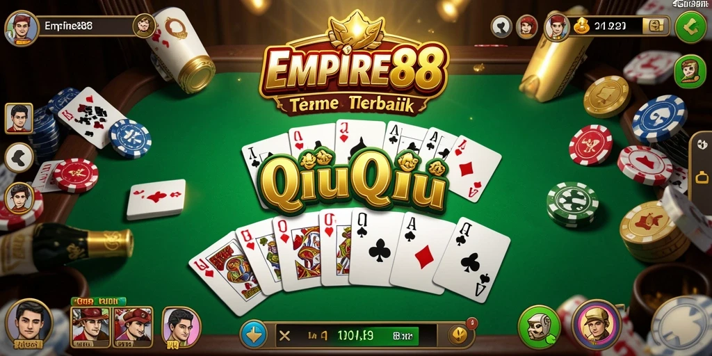 Tampilan dynamic gameplay dari EMPIRE88 yang penuh tantangan QiuQiu.