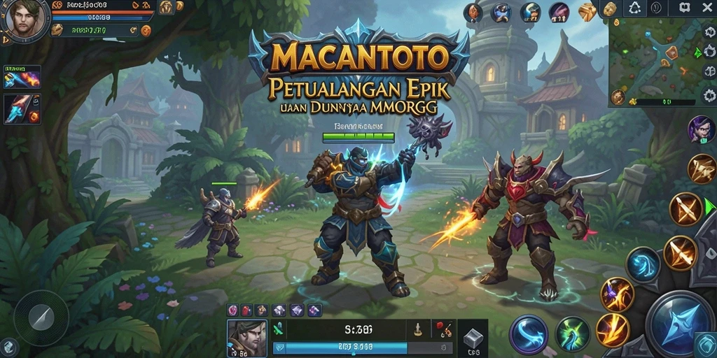 Tampilan gameplay menarik di dunia MACANTOTO