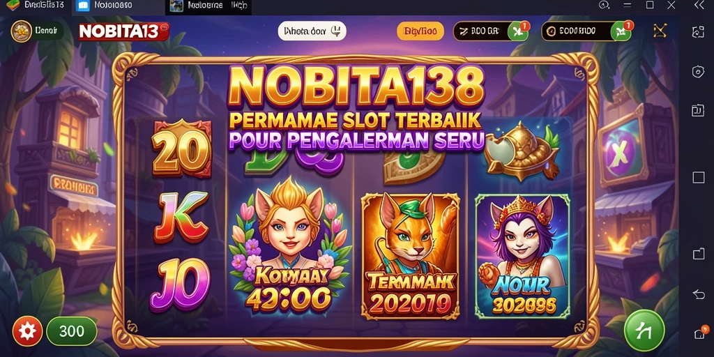 Tampilan gameplay NOBITA138 yang menarik dan menawan.