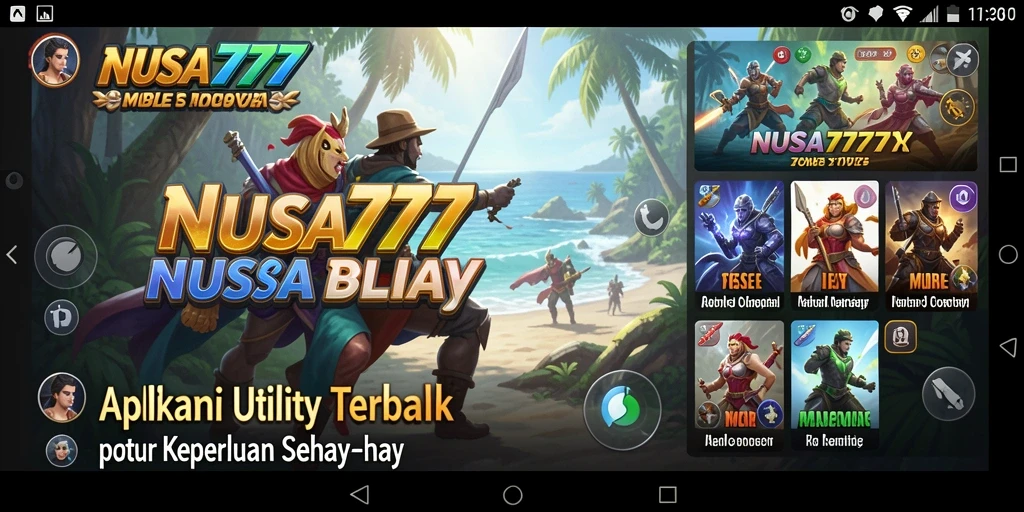 Tampilan antarmuka NUSA777 yang memudahkan navigasi dan penggunaan fitur.