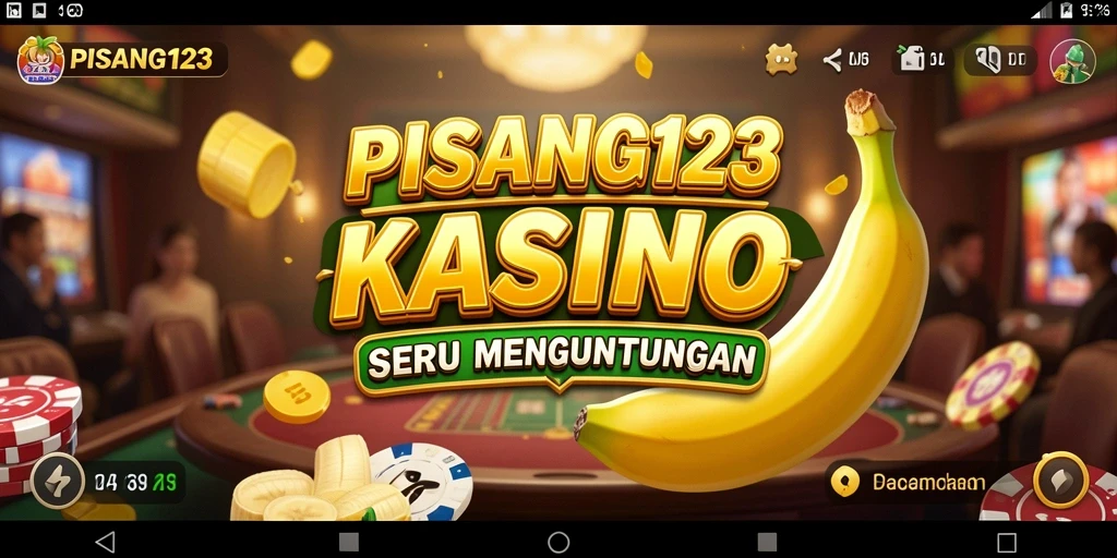 Screenshot utama PISANG123 menampilkan gameplay Kasino yang seru dan interaktif.