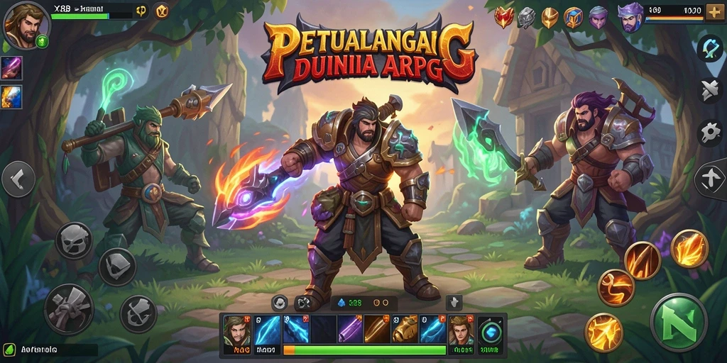 Tampilan gameplay seru dalam X88, menjelajahi dunia fantasi yang menantang.